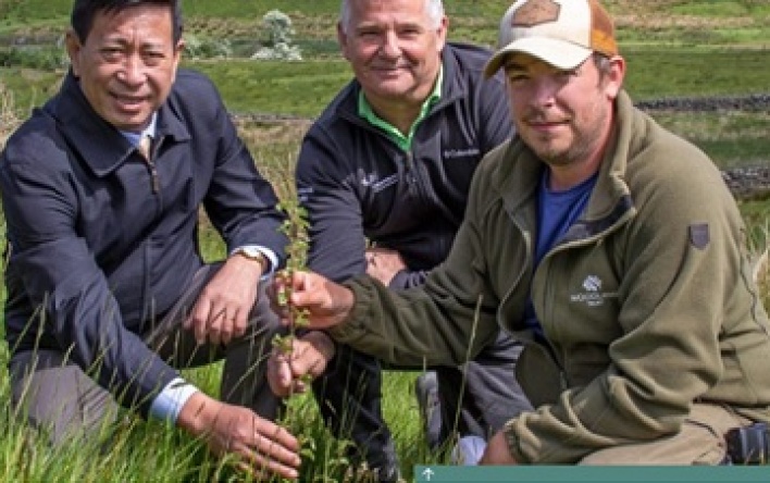 Vietnamese visit vast Dales woodland